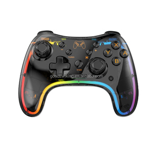 ゲームジョイスティックワイヤレスゲームパッドPCコンピューターAndroidRGB LEDコントローラーforSwitch for Switch LiteOLED - Product Image 1