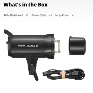 Godox 300W SK300IIV SK300II-V 2.4G X ระบบแฟลชสตูดิโอขนาดกะทัดรัดระดับมืออาชีพสำหรับสตูดิโอถ่ายภาพสตรีม - Product Image 6
