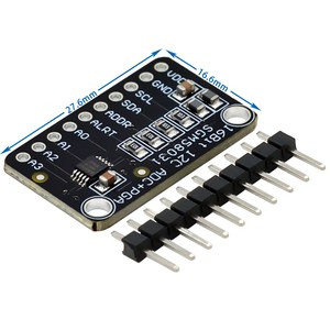 SGM58031 Entwicklungsbrett 16-Bit hochpräzises I2C-Modul 4-Kanal-ADC Datenerfassung-Konverter für Arduino
