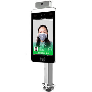 Sistema de acceso de reconocimiento facial para puerta, Sensor de temperatura con lector de código QR, TCP/IP, WIFI, Ai - Product Image 2