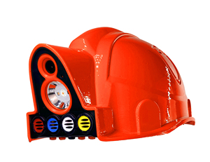 Luz de casco de seguridad de alta capacidad (128GB) con sensor de gas múltiple HD Grabación de video en tiempo real Lámpara de casco duro - Product Image 3