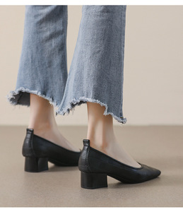Fabrika yeni şık moda iş elbisesi timsah kauçuk ayakkabı <span class=keywords><strong>3</strong></span> kadın düşük topuklu
