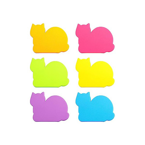 创意卡通猫造型易贴便签套装定制印刷不干胶最爱记事本 - Product Image 1