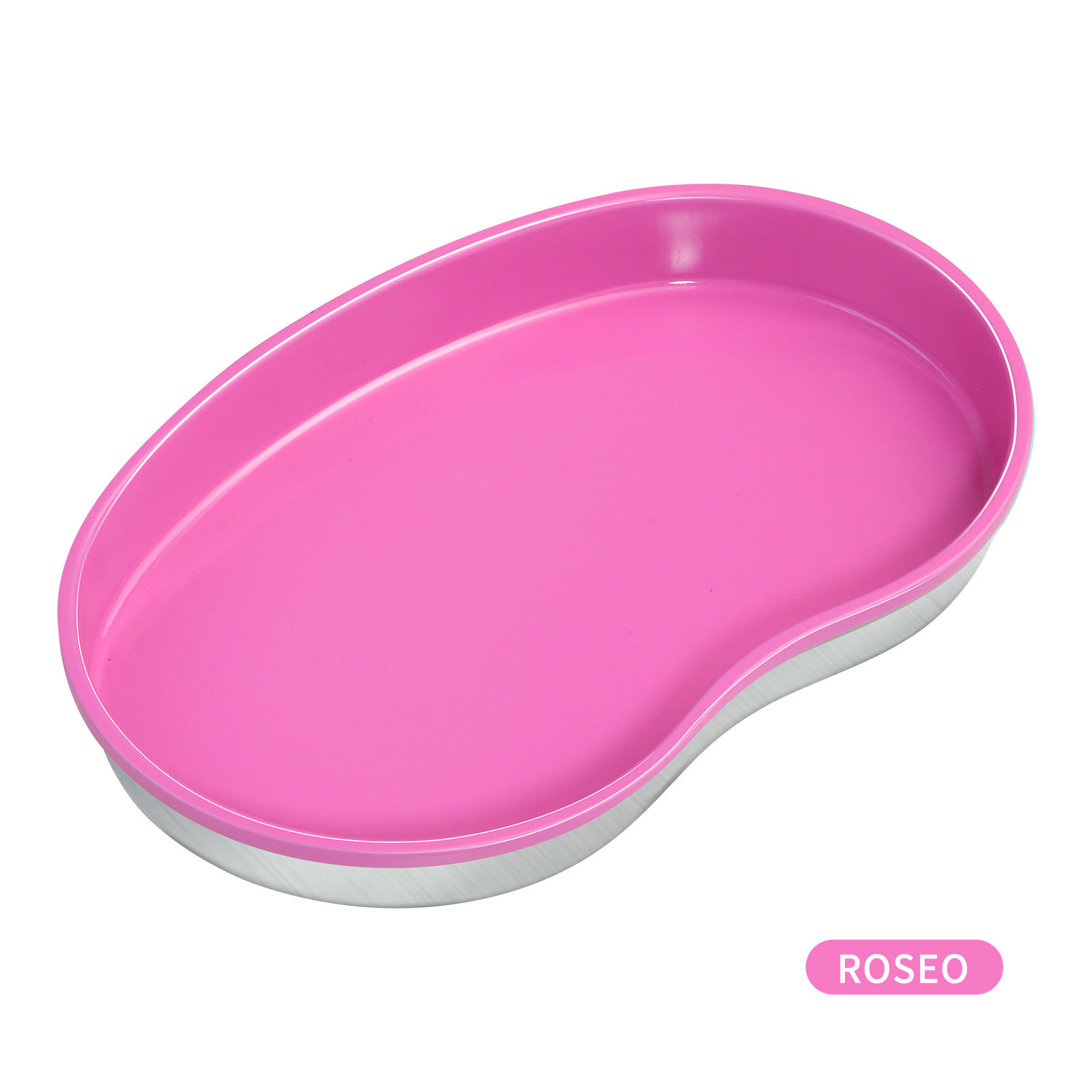 Plateau de rangement en forme de coeur rose rouge