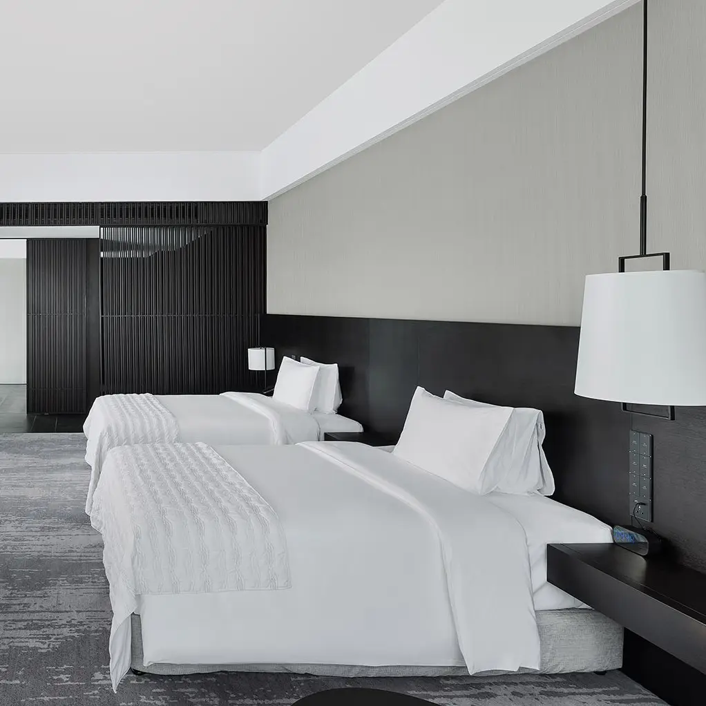 La Quinta by Wyndham Modern Hotel king Queen Room Headboard Design Bed room Furniture