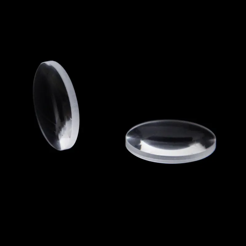 Lente de aumento de vidro óptico personalizada de fábrica, lente convexo e dupla convexo para instrumentos ópticos