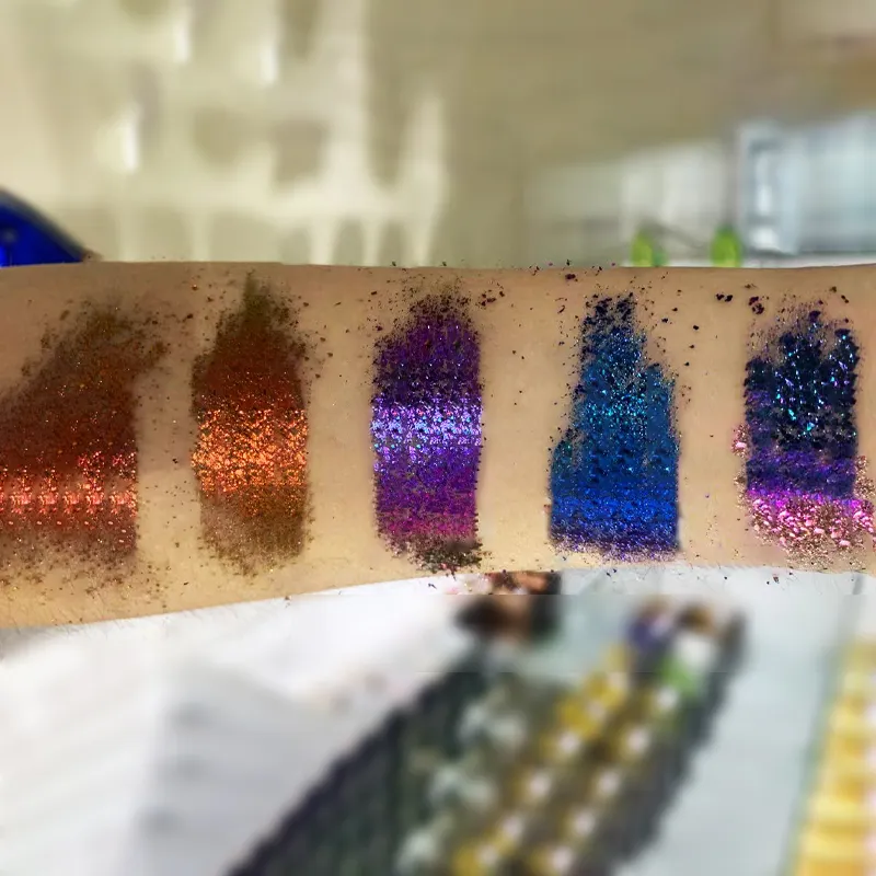 Holo graphische Lidschatten pulver pigmente für kosmetische Pigmente