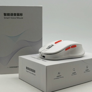 2.4GHz senza fili ottico AI Mouse intelligente voce che parla traduzione ricaricabile per computer portatili compatibili in 200 lingue