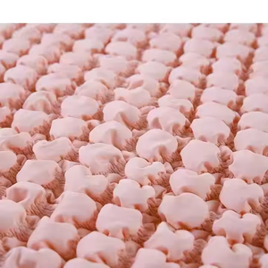 Thiết kế mới 100% Polyester chần bong bóng vòng tròn thêu vải cotton đầy đủ quần áo & chần Hành Lý Vải ngắn sang trọng - Product Image 2