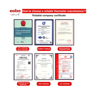 AOBO 4-20ma Salida de pulso Diseño compacto Higiénico Conexión de brida de 2 pulgadas Medidor de flujo electromagnético digital de 0,5 etapas - Product Image 5