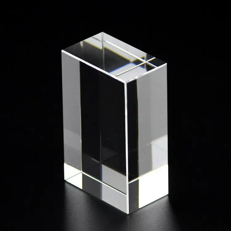 K9 cubo de cristal de vidro sólido, atacado de fábrica, k9, bloco de cristal, laser 3d gravado para presentes