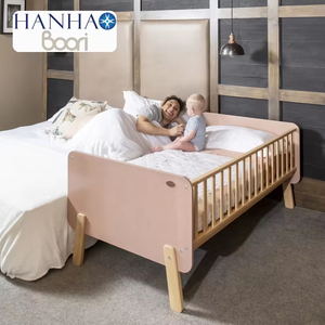 Tùy Chỉnh Rắn Úc araucaria Thiết Kế Gỗ Trắng Có Thể Điều Chỉnh Chiều Cao Chuyển Đổi Bằng Gỗ Bé Cũi Giường Cũi Cho Phòng Ngủ - Product Image 3