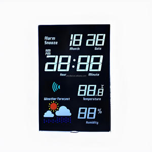Werkseitiger kunden spezifischer Temperatur regler TN/STN/FSTN/HTN 5 6-stellige 7-Zoll-LCD-Anzeige mit weißer LED-Hintergrund beleuchtung