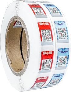 Vendita calda personalizzata trasparente PVC riutilizzabile olografico adesivo personalizzato QR <span class=keywords><strong>Code</strong></span> etichette per imballaggio merci