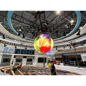 BESCAN Factory Stock Shaped <strong>LED</strong> Spherical Screen Globe Diameter 1m 1.5m 2m Sphere Display <strong>LED</strong> Ball Screen Use for Exhibition - Product Image 1