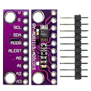 16 Bit I2C ADS1115 ADS1015 Modul ADC 4 Kanal mit Pro Gain Verstärker 2,0 V bis 5,5 V für Arduino RPi - Product Image 5