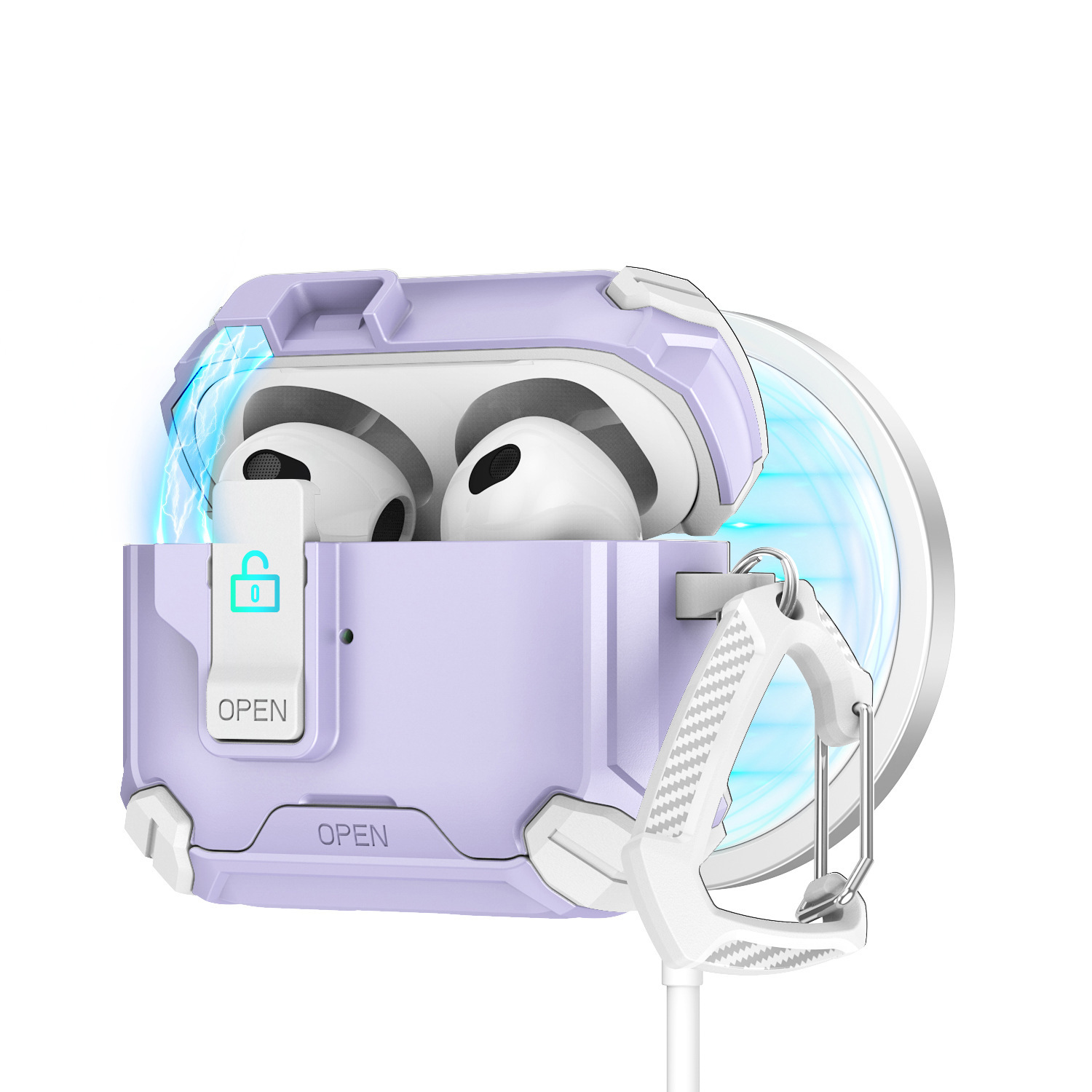 Blanco y Morado