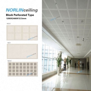 China Fornecimento perfurado gesso teto qualidade placa baseada