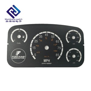 2D Flat Auto <strong>Dashboard</strong> Gauge and 2D Digital Speedometer Auto Panel for Cars - Product Image 2