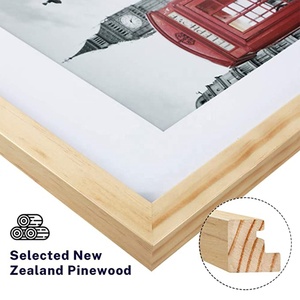 11x14 Inch Picture <strong>Frame</strong> Made of Solid Wood and High Definition Glass Display Pictures 8x10 with Mat for 11x14 - Product Image 1