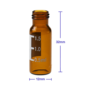แก้วใสที่มีฉลากห้องปฏิบัติการทดสอบ2มิลลิลิตร GC Vial HPLC - Product Image 2