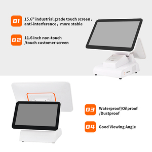 Nuevo diseño todo en una máquina de sistema táctil Pos oculta con cable de pantalla dual - Product Image 2