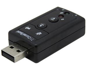 オーディオドライバー7.1チャンネルマイク入力および3.5mmスピーカー出力71外部USBサウンドカード - Product Image 5