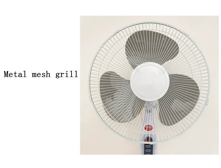 Cheap 16-Inch fashion Stand Fan cost-effective Three-leaf metal mesh Stand Strong Wind Fan