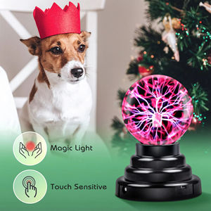 Tùy Chỉnh Colour Thiết Kế Mới Lạ Ma Thuật 3 Inch Plasma Bóng Đèn Pha Lê Plasma Bóng Đêm Ánh Sáng Đồ Chơi Sét Plasma Bóng Đèn - Product Image 3