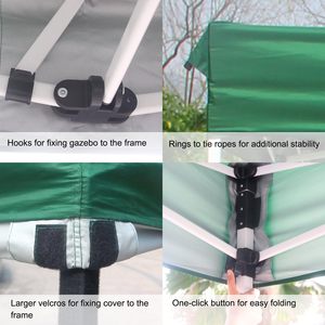 2025 <strong>New</strong> <strong>Style</strong> Pop up Trade Show Tent Quick Setup 2x2m 3x3m <strong>Gazebo</strong> Pieghevole Folding <strong>Gazebo</strong> with Good Performance - Product Image 2
