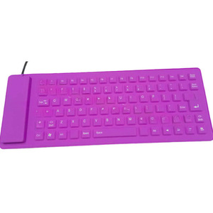 Teclado USB de silicona suave a prueba de polvo e impermeable de 85 teclas, membrana silenciosa de doble Color neutro para ordenador portátil, nuevo combo de café Internet - Product Image 3