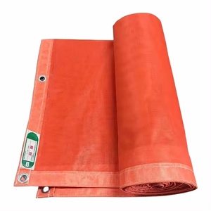 Özelleştirilmiş 1.85m * 20m yangın geciktirici PVC çelik çit rüzgar geçirmez yanmaz güvenlik ağı endüstriyel kullanım için Cut-to-Order ihraç kore - Product Image 4