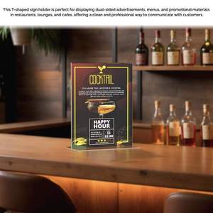 L hình dạng <span class=keywords><strong>Acrylic</strong></span> nhãn hiển thị rõ ràng <span class=keywords><strong>Acrylic</strong></span> khung tùy chỉnh kích thước <span class=keywords><strong>Acrylic</strong></span> hiển thị A4 dọc giấy giữ dấu 8.5x11 inch - Product Image 4