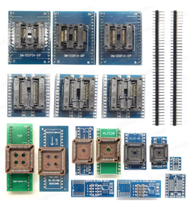 XELTEK SuperPro 6100N programmatore + 45 adattatori con cavo EDID + cavo ISCP programmatore universale