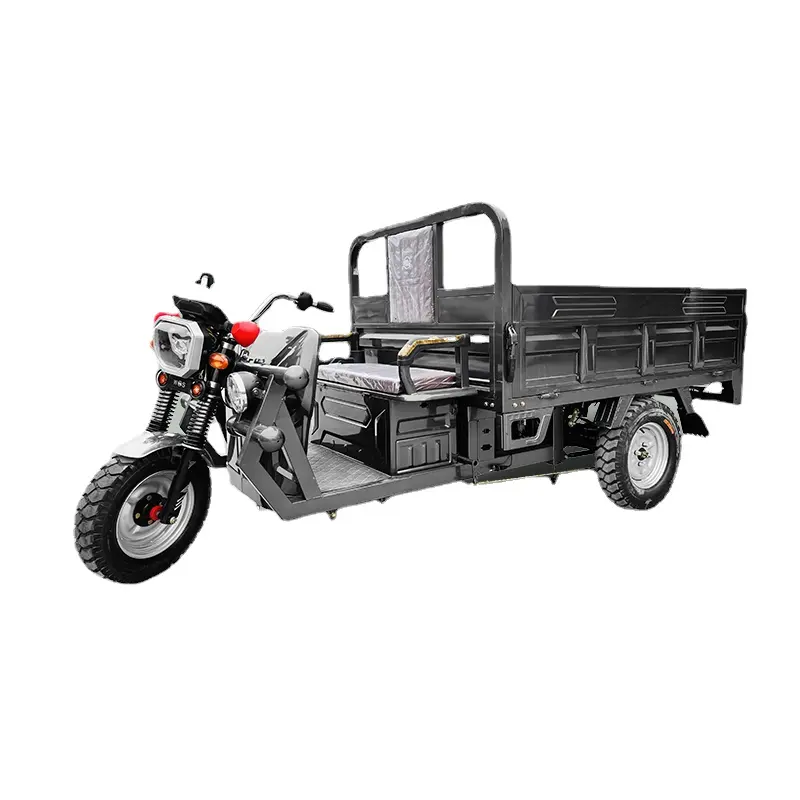 Ağır elektrikli kargo araç 1800W yüksek hızlı üç tekerlekli kargo bisiklet kamyon kargo üç tekerlekli bisiklet