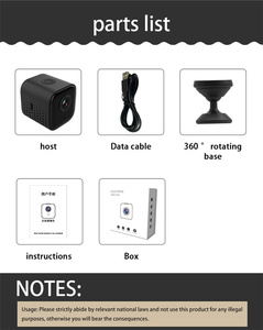 A10/A11/A12 Wifi 迷你相机高清 1080P 便携式 1300 mAh 电池远程监视器智能云支持 sd卡 - Product Image 6