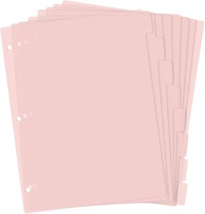 कस्टम पारदर्शी ए 4 फ़ाइल फ़ोल्डर पृष्ठ विभाजक 3-रिंग बिंदर 8 टैब इंडेक्स प्लास्टिक बाइंडर - Product Image 2