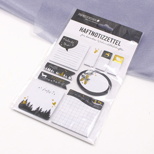 Juego de bloc de notas adhesivas de papel de la serie navideña, venta al por mayor, tabletas de escritura, para hacer lista Bloc de notas, barato - Product Image 4