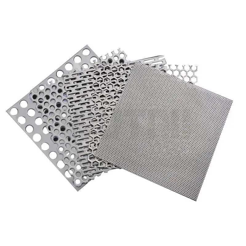 Stainless Steel Galvanized Steel Punched Perforated Metal Mesh Sheet With Hexagonal Hole