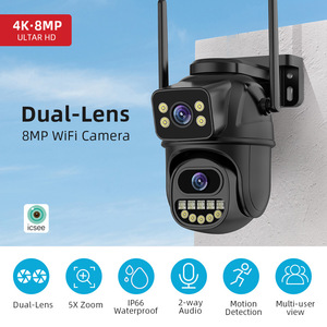 Icsee 6MP4Kデュアルレンズ5Xヒューマントラッキング双方向オーディオセキュリティワイヤレス屋外CctvワイヤレスWifiIpスマートPtzカメラ - Product Image 5
