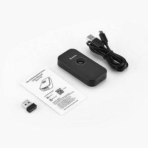 Eyoyo Amazon Hot Android IOS Excel System Symbol 2D QR Code Bluetooth Scanner di codici a barre senza fili per l'inventario del supermercato