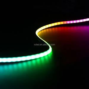 WS2812b striscia LED 160 5mm USB Cob tipo 5V 12V RGBIC multicolore indirizzabile singolarmente Pixel programmabile DMX RGB striscia