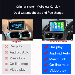 Androidオートボックス用アストンマーティンヴァンテージDB11 DBXナビゲーションカー用DVDプレーヤーワイヤレスApple Carplayミラーリンクラジオ - Product Image 2