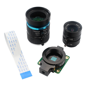 Módulo de cámara de alta calidad Raspberry Pi 12,3 megapíxeles IMX477 Sensor de enfoque ajustable 6mm CS 16mm lente de montaje en C para 4B/3B + - Product Image 3