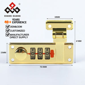 Bán Buôn Kẽm Hợp Kim 3 Chữ Số Mật Khẩu Khóa Cho Vali Nhôm Hộp Trường Hợp Hộp Đồ Trang Sức 3 Chữ Số Khóa Của Nhãn Hiệu Kết Hợp Khóa - Product Image 2