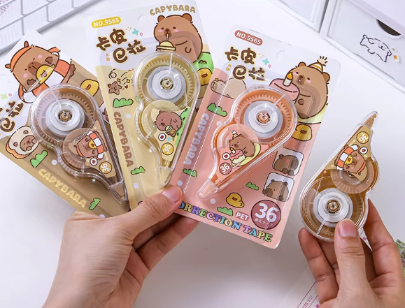 Ruban correcteur capybara marron