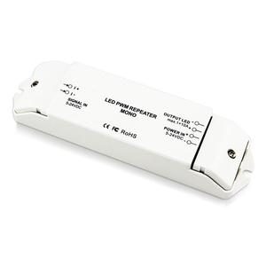 BC-961 DC5V - 24V 1-канальный высокочастотный 10A Pwm сигнал светодиодный PWM ретранслятор мощности Светодиодный усилитель для RGB контроллер DMX512 декодер - Product Image 1