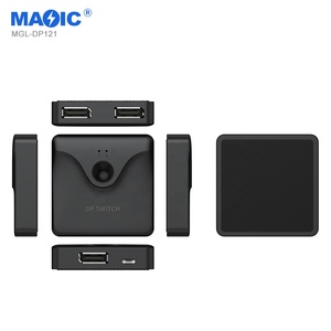 Novelty 4K 60Hz Ultra HD Displayport DP <strong>Switch</strong> Bi Direction Video Switcher <strong>2</strong> <strong>Input</strong> <strong>1</strong> Out USB <strong>KVM</strong> <strong>Switch</strong> for Monitor