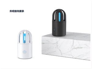 车载家用旅行用便携式紫外线杀菌灯USB充电发光二极管光源IP65热销跨境销售