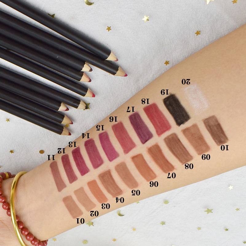 delineador de labios negro